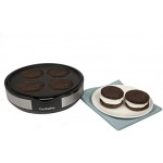 Multi Baker Deluxe - Aparato eléctrico con control de temperatura, 3 sartenes intercambiables para asar, hornear o hacer postres - Queso a la parrilla, tortillas, pizza personal, takoyaki, sándwiches, cake pops y más, gran regalo