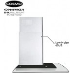 668WRCS75 Campana extractora de montaje en pared con conducto de ventilación de escape, ventilador de 3 velocidades, controles suaves al tacto, vidrio templado, filtros permanentes en acero inoxidable, 30 pulgadas 668WRCS75 Campana extractora de montaje en pared con conducto de ventilación de escape, ventilador de 3 velocidades, controles suaves al tacto, vidrio templado, filtros permanentes en acero inoxidable, 30 pulgadas