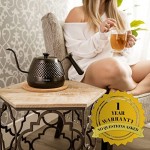 Hervidor eléctrico de cuello de cisne, control de temperatura variable y ajustes preestablecidos, hervidor de agua para café y té, hervidor de agua eléctrico de acero inoxidable, calentamiento rápido, hervidor de té negro, base de vidrio Hervidor eléctrico de cuello de cisne, control de temperatura variable y ajustes preestablecidos, hervidor de agua para café y té, hervidor de agua eléctrico de acero inoxidable, calentamiento rápido, hervidor de té negro, base de vidrio