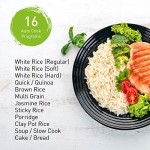 SRJMY188 Arrocera/calentador electrónico de 10 tazas, champán dorado