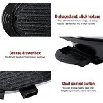 Parrilla eléctrica Hot Pot 2 en 1, Parrilla multifuncional sin humo Parrilla interior Teppanyaki/Shabu Shabu Pot con divisor - Contral de temperatura dual separada, Sartén antiadherente Capacidad para barbacoa para 2-12 personas, 110V Parrilla eléctrica Hot Pot 2 en 1, Parrilla multifuncional sin humo Parrilla interior Teppanyaki/Shabu Shabu Pot con divisor - Contral de temperatura dual separada, Sartén antiadherente Capacidad para barbacoa para 2-12 personas, 110V