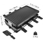 Parrilla de mesa, Parrilla de barbacoa coreana Raclette de queso interior eléctrica, Superficie antiadherente extraíble, Control de temperatura y Apto para lavavajillas, 1200W Parrilla de mesa, Parrilla de barbacoa coreana Raclette de queso interior eléctrica, Superficie antiadherente extraíble, Control de temperatura y Apto para lavavajillas, 1200W