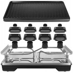 Parrilla de mesa, Parrilla de barbacoa coreana Raclette de queso interior eléctrica, Superficie antiadherente extraíble, Control de temperatura y Apto para lavavajillas, 1200W Parrilla de mesa, Parrilla de barbacoa coreana Raclette de queso interior eléctrica, Superficie antiadherente extraíble, Control de temperatura y Apto para lavavajillas, 1200W