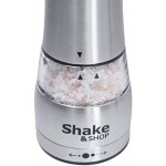 Juego de molinillo eléctrico de sal y pimienta, molinillo de acero inoxidable ajustable a pilas con luz LED y soporte de molinillo de cortesía (paquete de 2 molinillos) Juego de molinillo eléctrico de sal y pimienta, molinillo de acero inoxidable ajustable a pilas con luz LED y soporte de molinillo de cortesía (paquete de 2 molinillos)