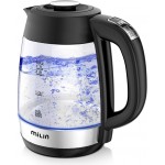 Hervidor de agua caliente eléctrico, Milin Tea Kettle Electric con control de temperatura, 1500W Hervidor eléctrico con pantalla LED 1.7L / 8 tazas, Caldera de agua sin BPA Apagado automático y anti-secado